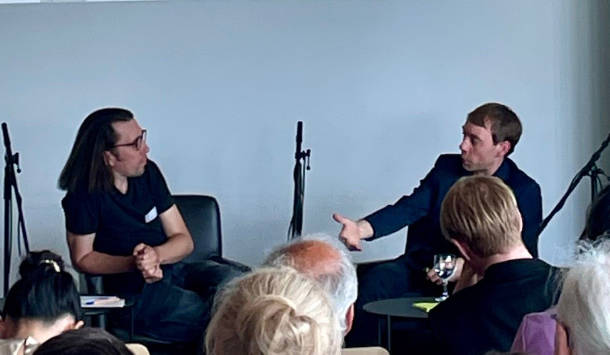 Matthias Stolz and Johannes Hillje in conversation