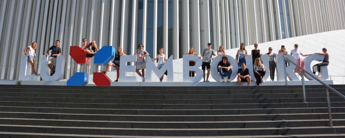 Gruppenfoto Luxemburg Exkursion 2022